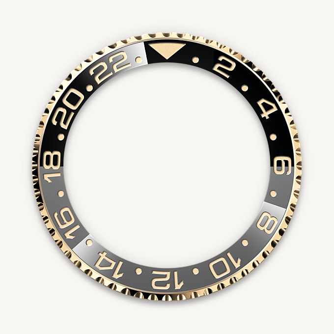 Rolex ขอบหน้าปัดแสดงเวลา 24 ชั่วโมงแบบหมุนได้ - นำสว่าง