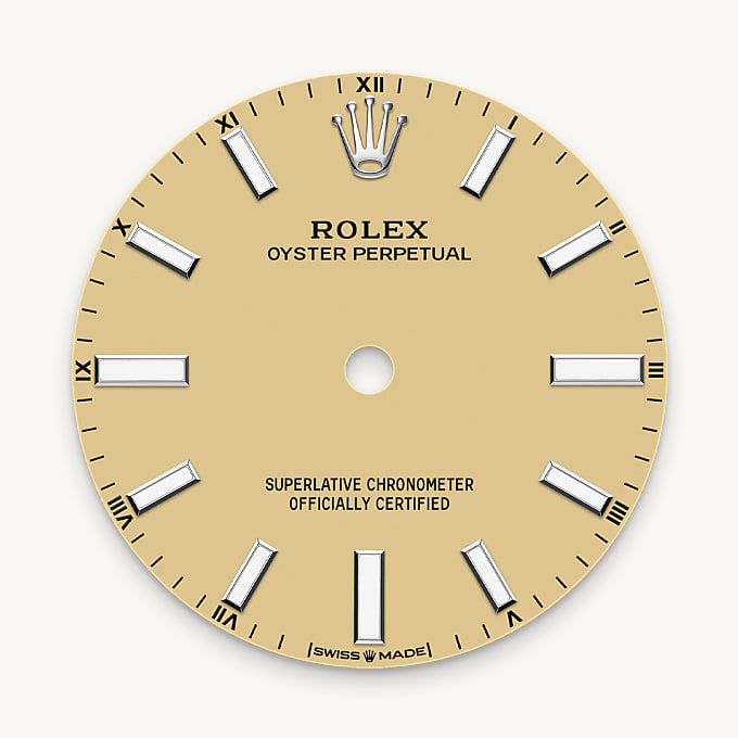 Rolex หน้าปัดสีเบจ - นำสว่าง