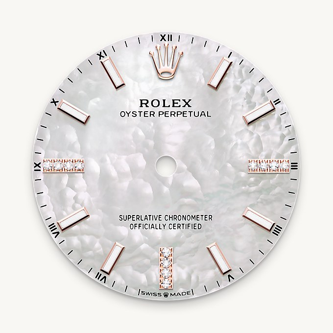 Rolex หน้าปัดเปลือกหอยมุก - นำสว่าง