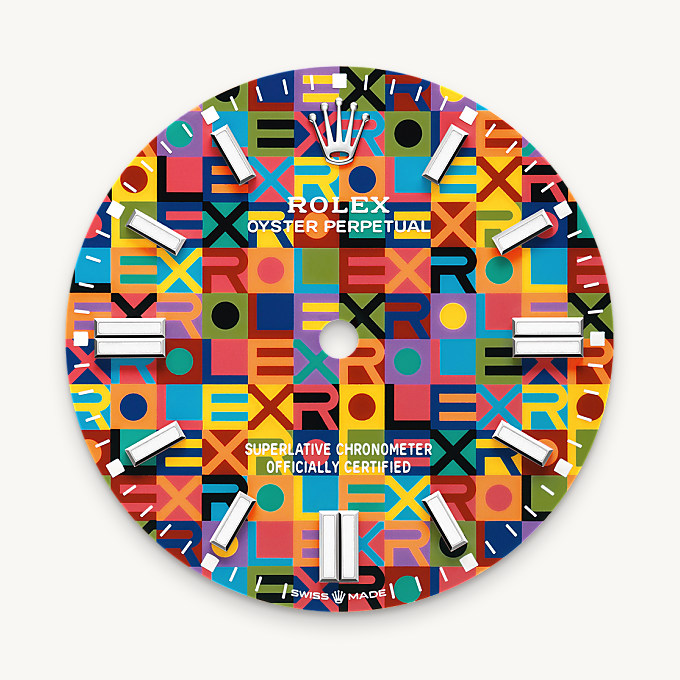 Rolex หน้าปัดหลากสี - นำสว่าง