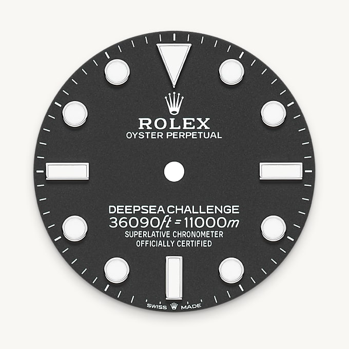 Rolex หน้าปัดสีดำเข้ม - นำสว่าง