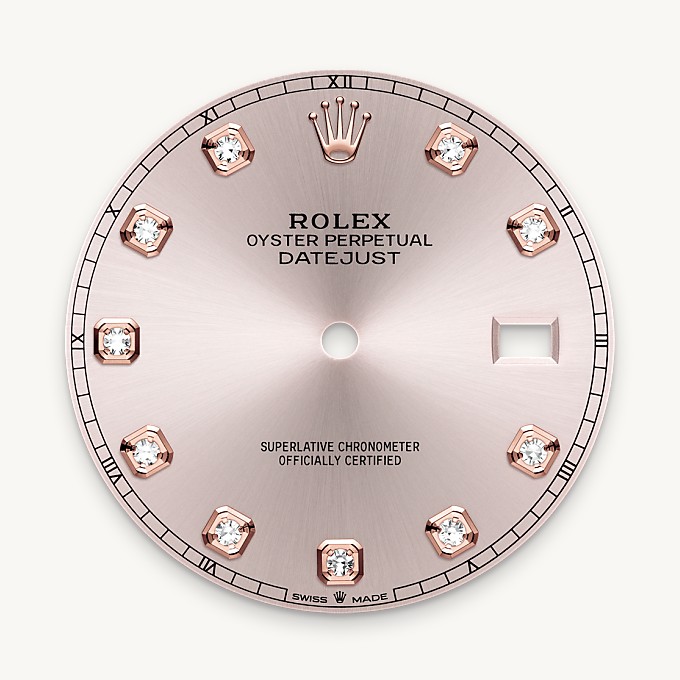 Rolex หน้าปัดซันดัสต์ - นำสว่าง