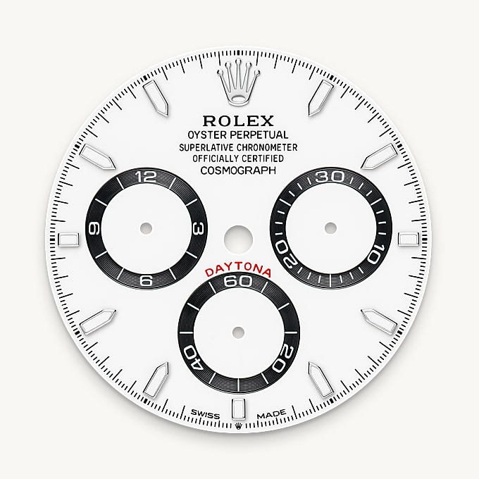 Rolex หน้าปัดสีขาว - นำสว่าง