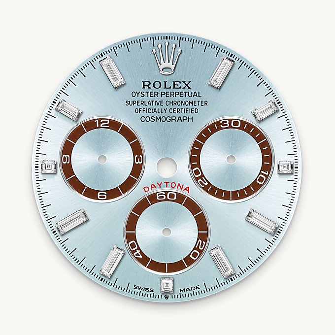 Rolex หน้าปัดสีฟ้าไอซ์บลู - นำสว่าง