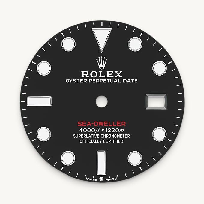 Rolex หน้าปัดสีดำเข้ม - นำสว่าง