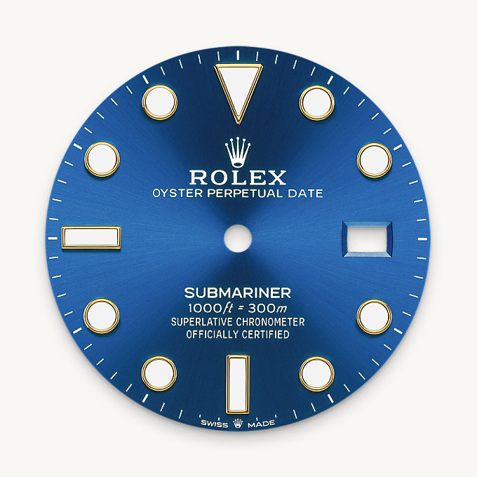Rolex หน้าปัดรอยัลบลู  - นำสว่าง