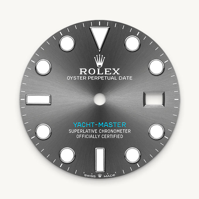 Rolex หน้าปัดสีเทาอมน้ำเงิน - นำสว่าง
