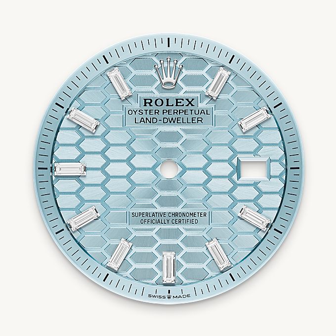 Rolex หน้าปัดสีฟ้าไอซ์บลู - นำสว่าง
