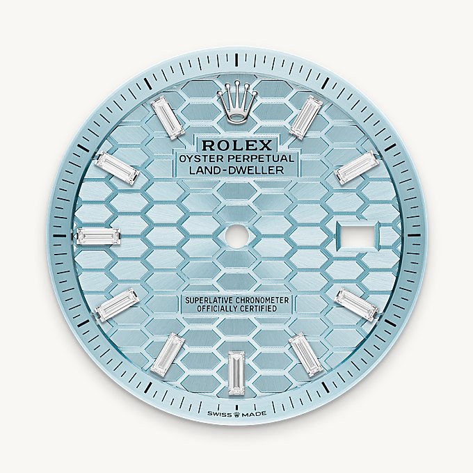 Rolex หน้าปัดสีฟ้าไอซ์บลู - นำสว่าง