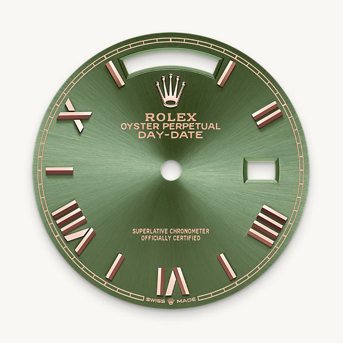 Rolex หน้าปัดสีเขียวมะกอก - นำสว่าง