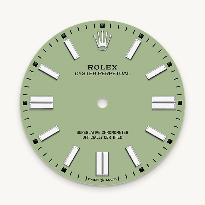 Rolex หน้าปัดสีเขียวพิสตาชิโอ - นำสว่าง