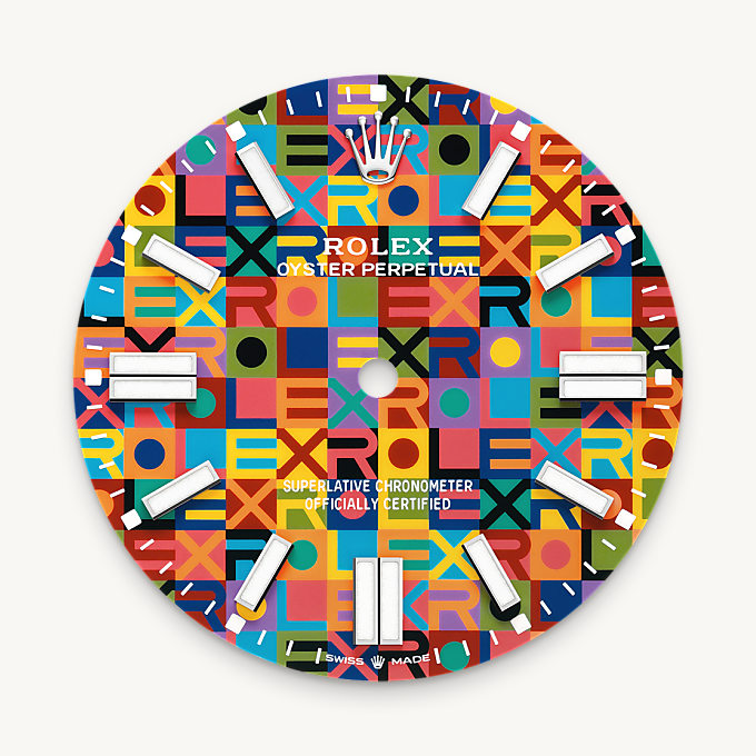 Rolex หน้าปัดหลากสี - นำสว่าง