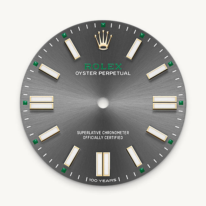 Rolex หน้าปัดสีเทาอมน้ำเงิน - นำสว่าง