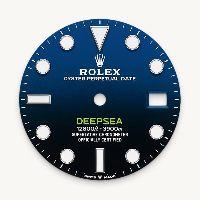 Rolex หน้าปัด D-Blue - นำสว่าง