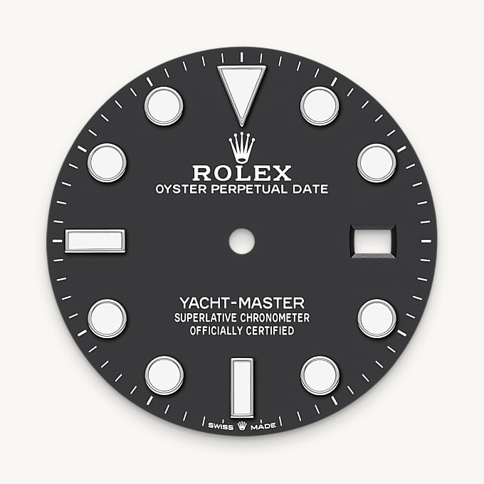 Rolex หน้าปัดสีดำเข้ม - นำสว่าง