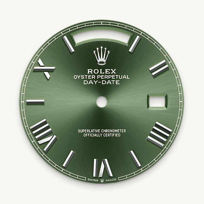 Rolex หน้าปัดสีเขียวมะกอก - นำสว่าง