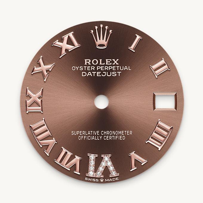 Rolex หน้าปัดสีช็อกโกแลต  - นำสว่าง
