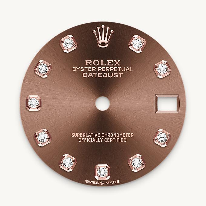 Rolex หน้าปัดสีช็อกโกแลต  - นำสว่าง