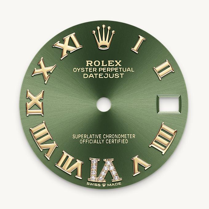 Rolex หน้าปัดสีเขียวมะกอก - นำสว่าง