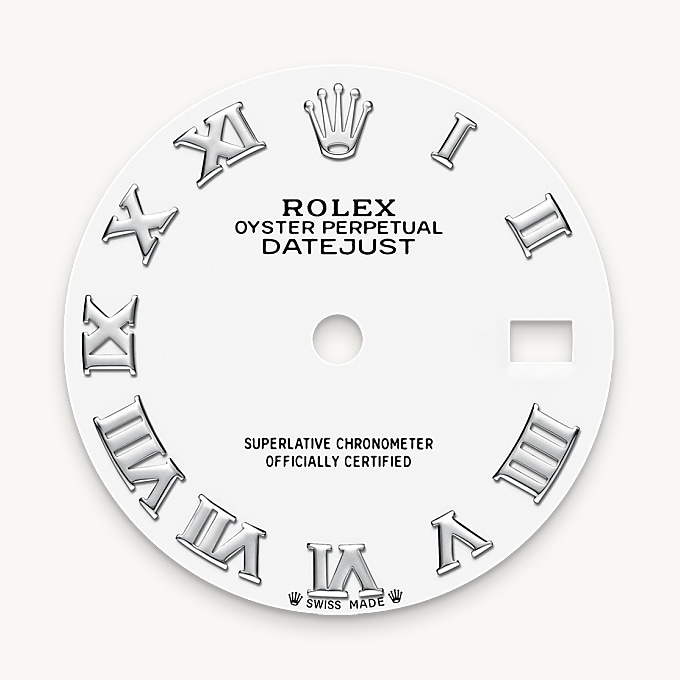 Rolex หน้าปัดสีขาว - นำสว่าง