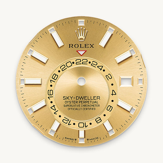 Rolex หน้าปัดสีแชมเปญ - นำสว่าง