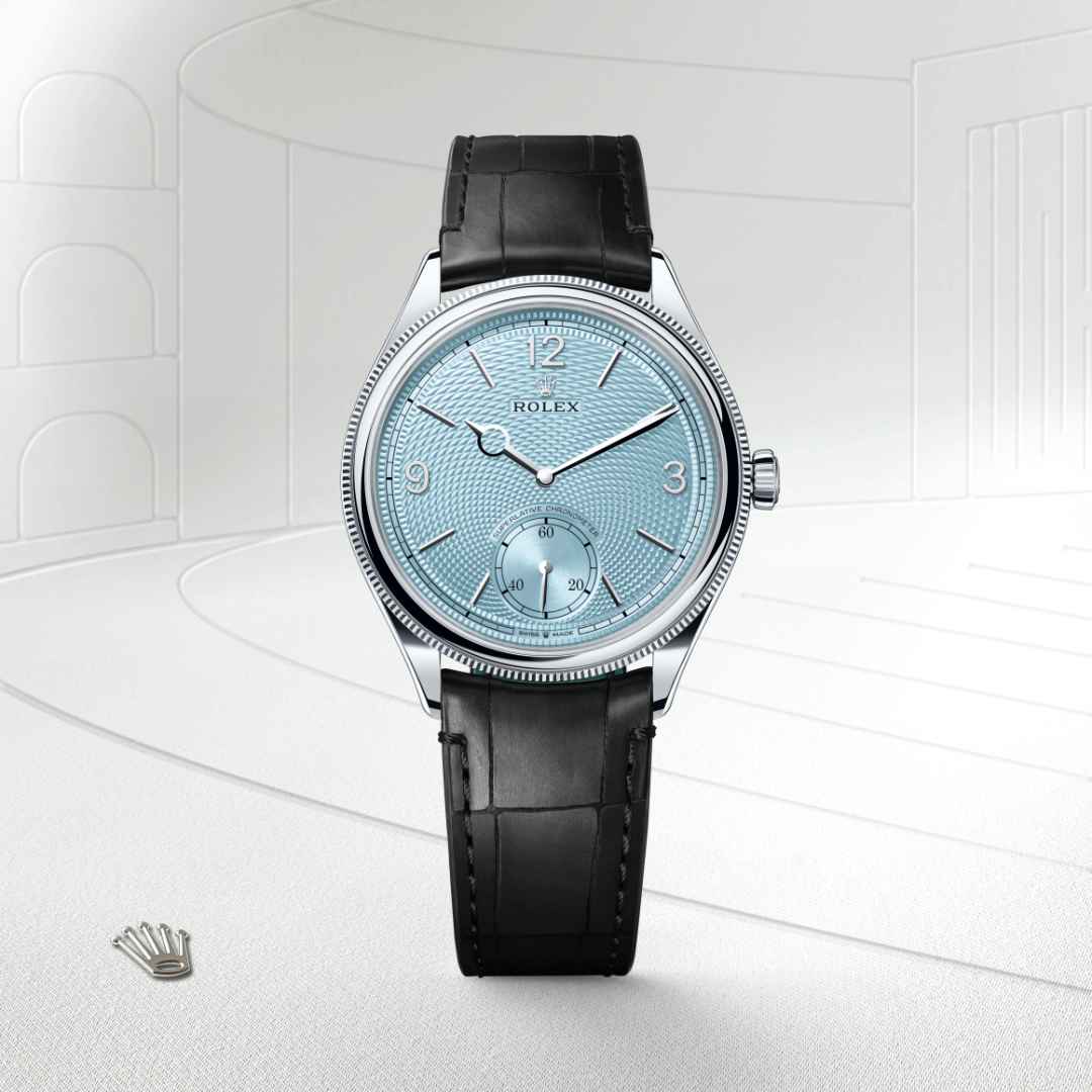 ด้านหน้า Rolex 1908 ในวัสดุ แพลทินัม, m52506-0003 - นำสว่าง