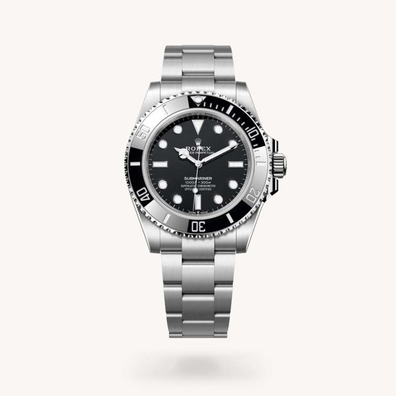 Rolex submariner ในวัสดุ Oystersteel, m124060-0001 - นำสว่าง