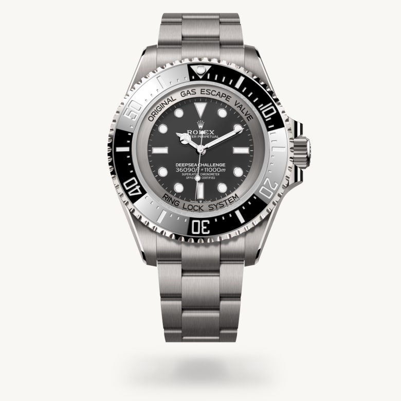 Rolex deepsea ในวัสดุ ไทเทเนียม RLX, m126067-0002 - นำสว่าง