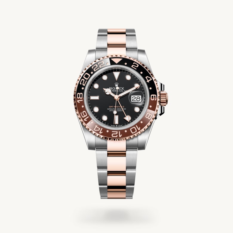 Rolex gmt-master-ii ในวัสดุ Everose Rolesor, m126711chnr-0002 - นำสว่าง