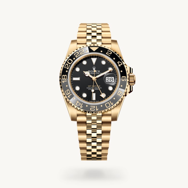 Rolex gmt-master-ii ในวัสดุ ทองคำ 18 กะรัต, m126718grnr-0001 - นำสว่าง