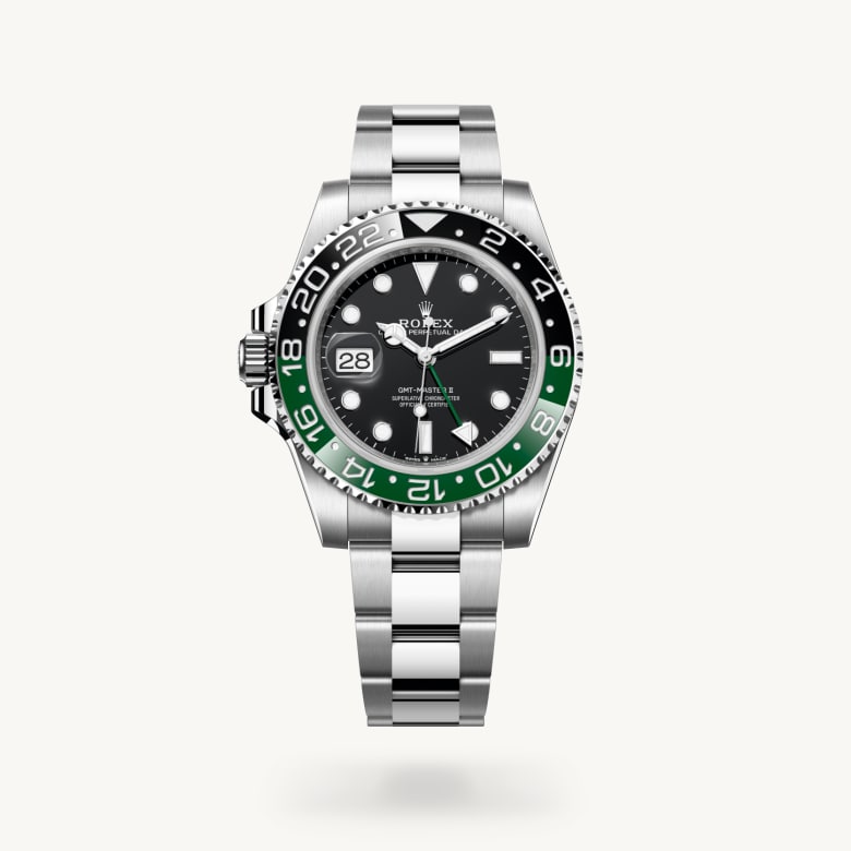 Rolex gmt-master-ii ในวัสดุ Oystersteel, m126720vtnr-0001 - นำสว่าง