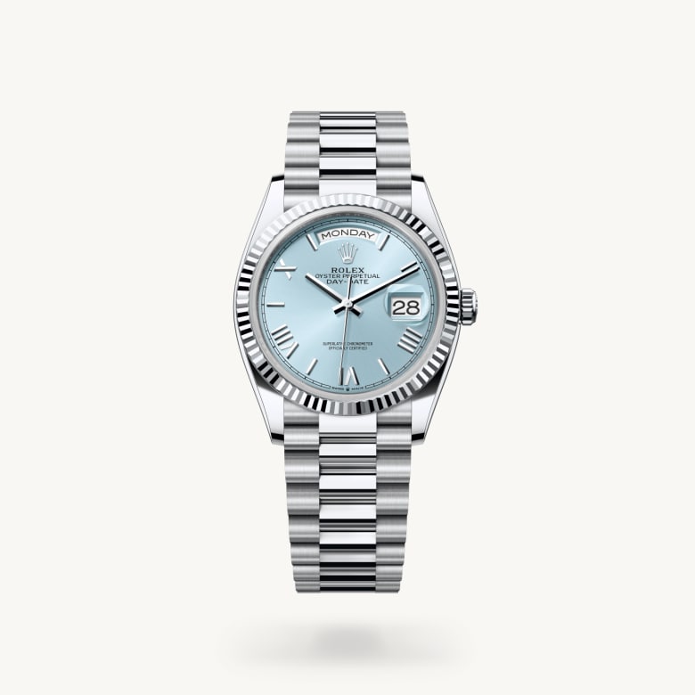 Rolex day-date in Platinum, m128236-0018 - Nam Sawang