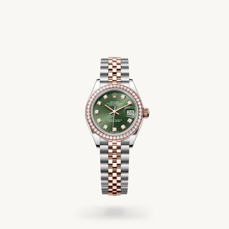 Rolex lady-datejust ในวัสดุ Everose Rolesor, m279381rbr-0007 - นำสว่าง