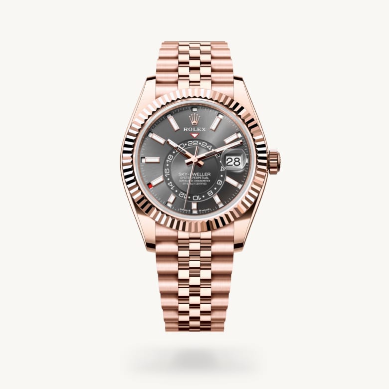 Rolex Sky-Dweller in 18 ct Everose gold, m336935-0008 - Nam Sawang