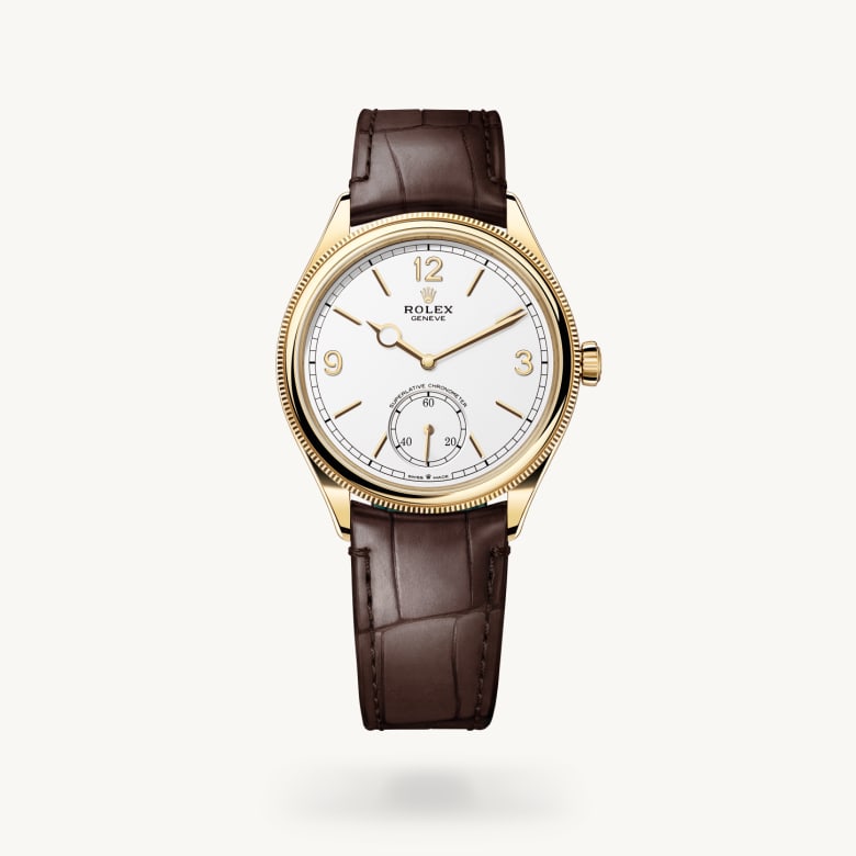 ด้านหน้า Rolex 1908 ในวัสดุ ทองคำ 18 กะรัต, m52508-0006 - นำสว่าง