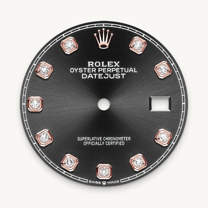 Rolex หน้าปัดสีดำสว่าง - นำสว่าง
