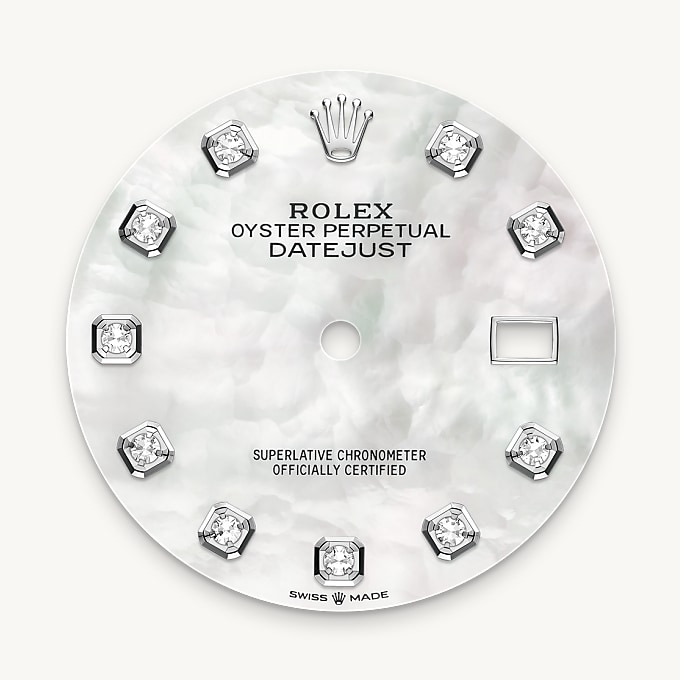 Rolex หน้าปัดเปลือกหอยมุก - นำสว่าง