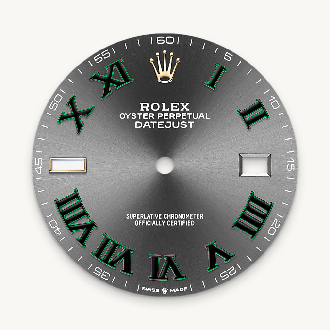 Rolex หน้าปัดสีเทาอมน้ำเงิน - นำสว่าง