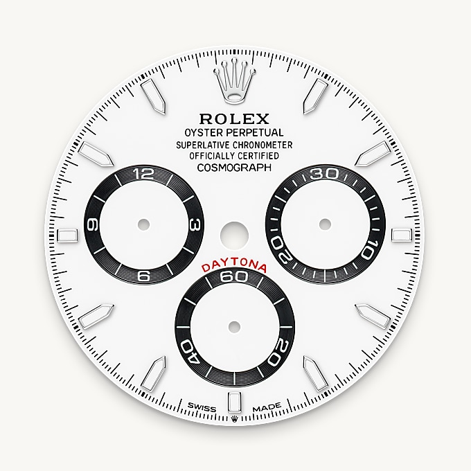 Rolex หน้าปัดสีขาว - นำสว่าง