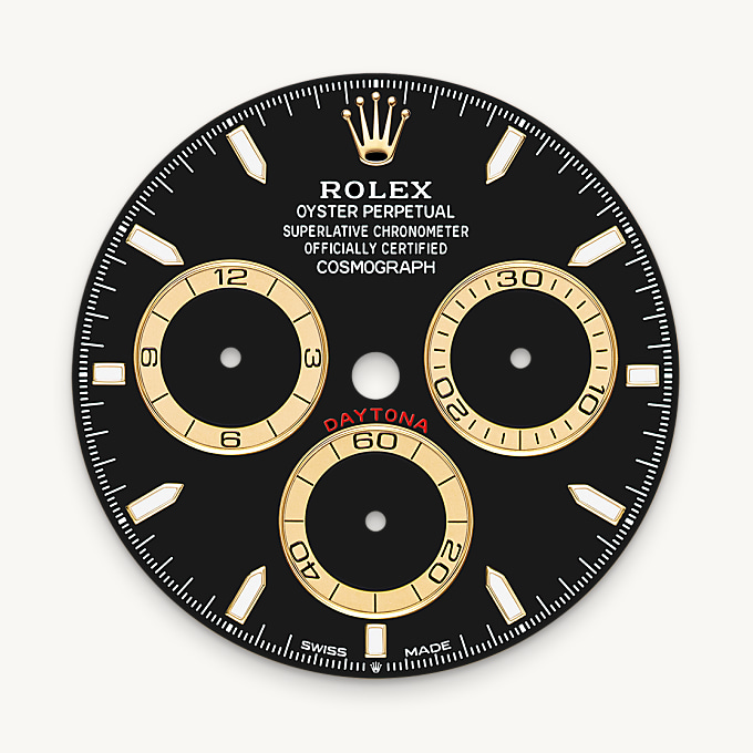 Rolex หน้าปัดสีดำ - นำสว่าง