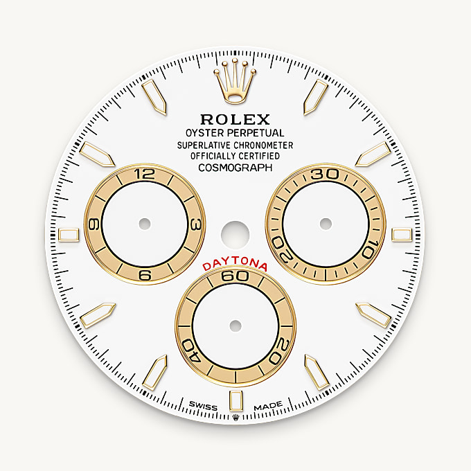 Rolex หน้าปัดสีขาว - นำสว่าง