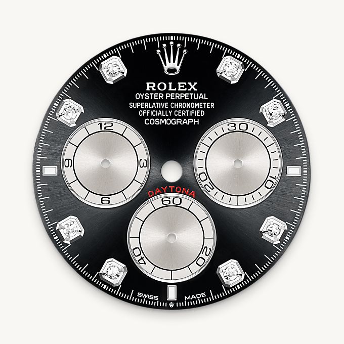 Rolex Bright black and steel dial - Nam Sawang