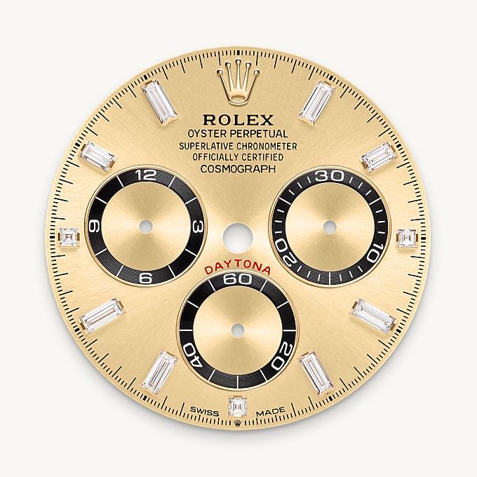 Rolex หน้าปัดสีทอง - นำสว่าง