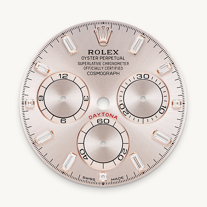 Rolex หน้าปัดซันดัสต์ - นำสว่าง