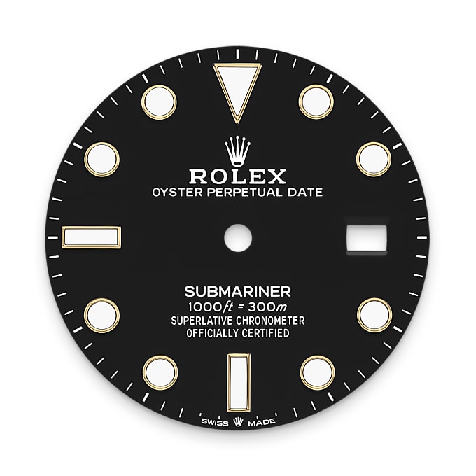 Rolex หน้าปัดสีดำ - นำสว่าง