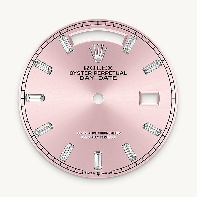 Rolex หน้าปัดสีชมพู - นำสว่าง