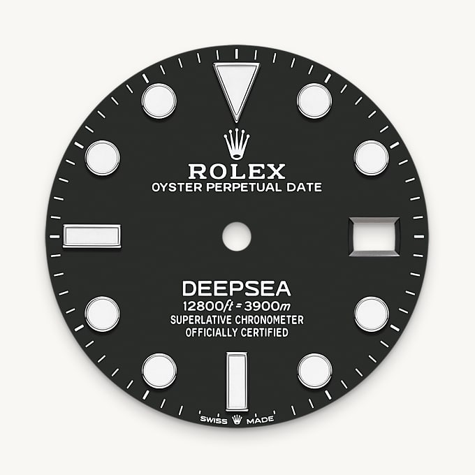 Rolex หน้าปัดสีดำเข้ม - นำสว่าง