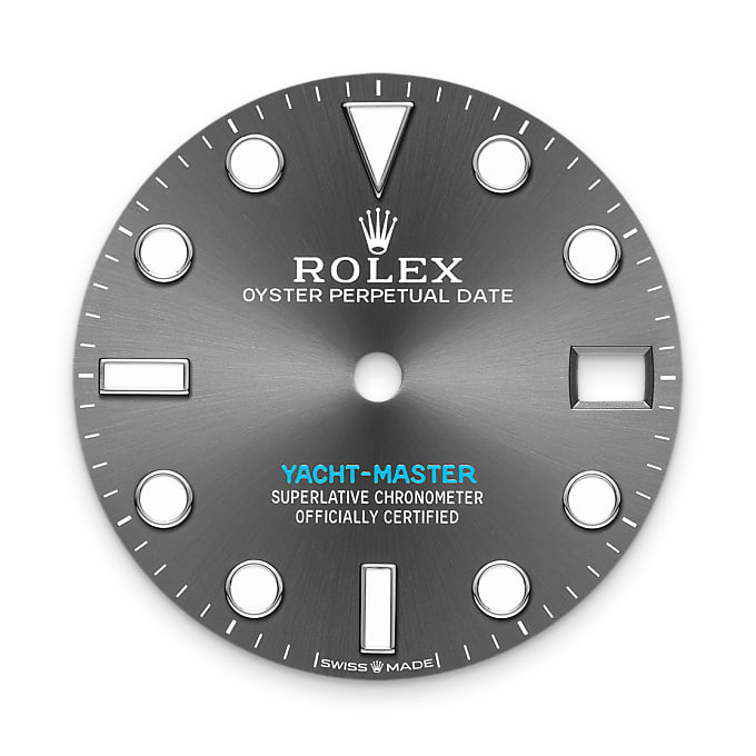 Rolex หน้าปัดสีเทาอมน้ำเงิน - นำสว่าง