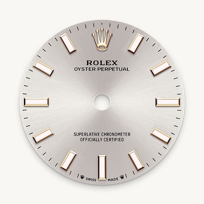 Rolex หน้าปัดเงิน - นำสว่าง