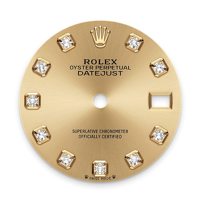 Rolex หน้าปัดสีแชมเปญ - นำสว่าง